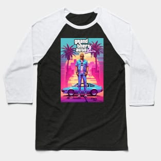 grand theft auto 6 - 002 Baseball T-Shirt